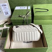 Gucci GG Marmont Bag Full White – 446744 – 23x14x6cm - 4