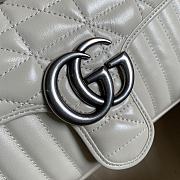Gucci GG Marmont Bag Full White – 443497 – 26x15x7cm - 6