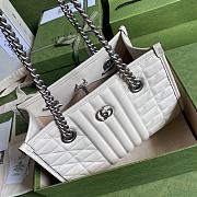 Gucci GG Marmont Shoulder Bag Full White – 681483 – 26.5x19x11cm - 2