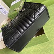 Gucci GG Marmont Shoulder Bag Full Black – 681483 – 26.5x19x11cm - 2