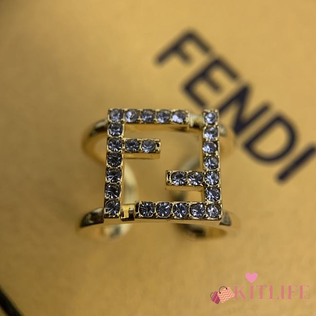 Fendi O’lock Ring Gold-colored - 1