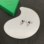 Bottega Veneta Stud Earrings With Pearl Silver  - 5