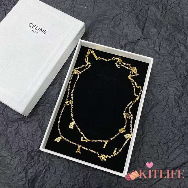 Celine Letter Necklace - Size 48 - 1