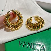 Balenciaga Curl Yellow Gold Earrings - 3