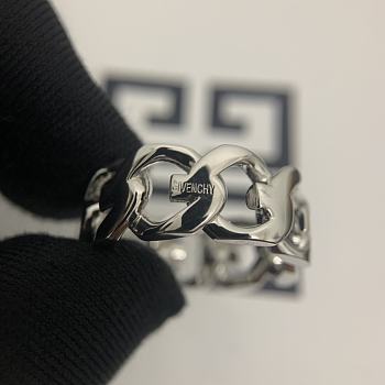 Givenchy G Chain Ring Silver 