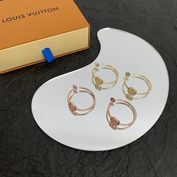 Louis Vuitton Idylle Blossom Hoops, Gold/Rose Gold And Diamonds - Q96837