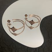 Louis Vuitton Idylle Blossom Hoops, Pink Gold/Silver And Diamonds - Q96839 - 6