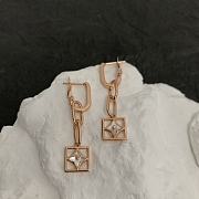 Louis Vuitton B Blossom Earrings, Rose Gold, White Mother-Of-Pearl And Diamonds - Q96790 - 3