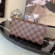 Louis Vuitton Brown Grid Wallet - N60491 – 19x10 cm - 5