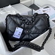 Chanel Flap Bag Goatskin Quilted Black – 30x26cm  - 1