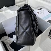 Chanel Flap Bag Goatskin Quilted Black – 30x26cm  - 2