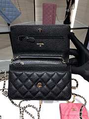 Chanel WOC 21K Caviar Leather Black  –19cm - 6