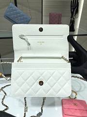 Chanel WOC 21K Caviar Leather White  –19cm - 6