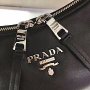 Prada Hobo All-leather Calfskin Shoulderbag/Handbag Black – 1BC132 – 26x21x9.5 cm - 6