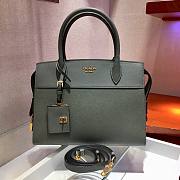 Prada Calf Leather Green Handbag – lBA046 –30x22 cm - 1