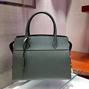 Prada Calf Leather Green Handbag – lBA046 –30x22 cm - 2