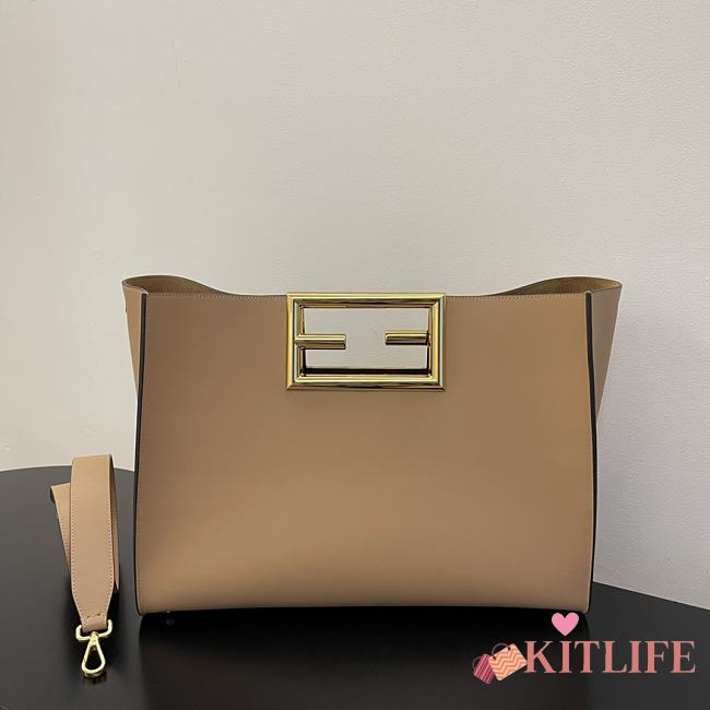 Fendi Way Medium Beige - 552# - 40x18x30cm - 1