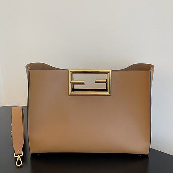 Fendi Way Medium Brown - 552# - 40x18x30cm