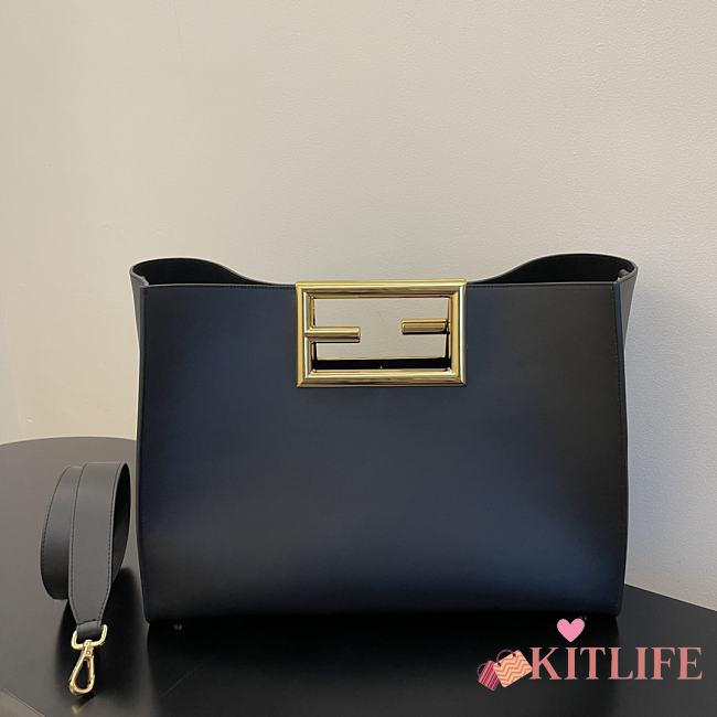 Fendi Way Medium Black - 552# - 40x18x30cm - 1