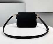 Fendi Touch Leather Bag Black - 8BT349 – 26.5x19x10cm - 5