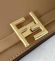 Fendi Touch Leather Bag Beige - 8BT349 – 26.5x19x10cm - 4