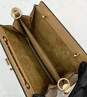 Fendi Touch Leather Bag Beige - 8BT349 – 26.5x19x10cm - 6