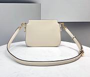Fendi Touch Leather Bag White - 8BT349 – 26.5x19x10cm - 3