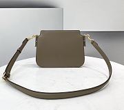 Fendi Touch Leather Bag Grey - 8BT349 – 26.5x19x10cm - 3