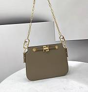 Fendi Touch Leather Bag Grey - 8BT349 – 26.5x19x10cm - 6