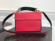 Fendi Kan I F Logo Red - 8BT284 – 25.5x10x19cm - 4