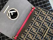 Fendi Kan I F Logo Red - 8BT284 – 25.5x10x19cm - 5