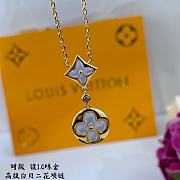 Louis Vuitton Color Blossom Necklace, White Gold, White Mother-Of-Pearl, White Mother-Of-Pearl And Diamond - Q94355 - 6