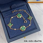 Louis Vuitton Color Blossom Bb Multi-Motif Bracelet, Pink Gold, Malachite And Diamonds - Q95698 - 2