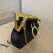 Fendi Nano First Charm Mini Black - 56831- 11.5x5.5x10 cm  - 3