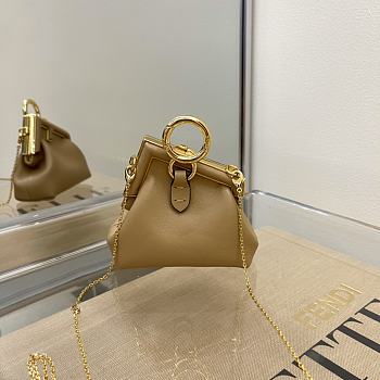 Fendi Nano First Charm Mini Beige - 56831- 11.5x5.5x10 cm 