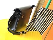 YSL Manhattan Shoulder Bag In Box Saint Laurent Leather Black  – 675626 - 24x17.5x6cm - 5