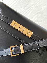 YSL Manhattan Shoulder Bag In Box Saint Laurent Leather Black  – 675626 - 24x17.5x6cm - 3