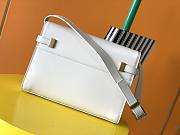 YSL Manhattan Shoulder Bag In Box Saint Laurent Leather White  – 675626 - 24x17.5x6cm - 6