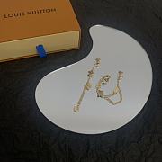 Louis Vuitton Monogram Flower Pattern Stud Earrings  - 2