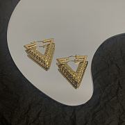 Louis Vuitton V-shaped Drop Earrings Face-Lift  - 3