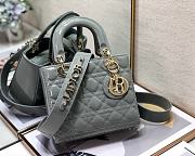 Dior Lady ABC Letters Mint Patent Cannage Calfskin– 2241A - 20cm - 1