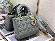 Dior Lady ABC Letters Mint Patent Cannage Calfskin– 2241A - 20cm - 6