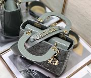 Dior Lady ABC Letters Mint Patent Cannage Calfskin– 2241A - 20cm - 5