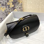 Dior Bobby Calfskin Underarm Bag Black – 21x5x12cm - 4