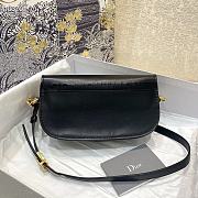 Dior Bobby Calfskin Underarm Bag Black – 21x5x12cm - 3