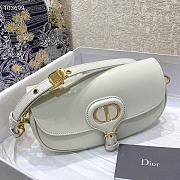 Dior Bobby Calfskin Underarm Bag White – 21x5x12cm - 5