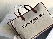 Givenchy Bond Canvas Shopping Bag Brown – 0179 – 43x29x16cm - 1