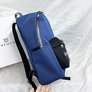 Givenchy Blue Backpack Nylon Fabric – 35x9x45cm - 6