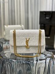 YSL Jamie Cashmere Knitting White – 634820 - 24×15.5×6.5 cm - 1