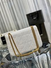 YSL Jamie Cashmere Knitting White – 634820 - 24×15.5×6.5 cm - 2